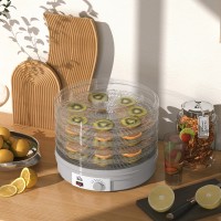 HOMCOM 5-Déshydrateur alimentaire à étages | 245W, Température réglable — Gris