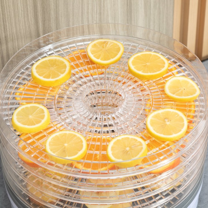 HOMCOM 5-Tier Food Dehydrator | 245W, Adjustable Temp — White
