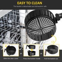 HOMCOM 5.5L Airfryer | 1700W, Digital display, 80–200°C