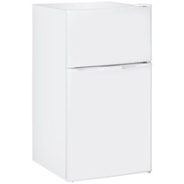 HOMCOM 88L Under-Counter Fridge Freezer | 3-Star — White