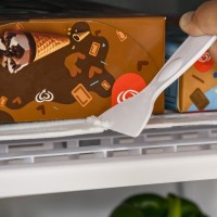 HOMCOM 91L Frigorífico con Congelador de Encimera | 47.5cm — Gris