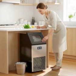 HOMCOM Commercial Ice Maker | 45kg/Day, 11kg Storage