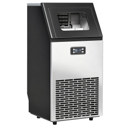 HOMCOM Gewerbliche Eismaschine | 45kg/Tag, 11kg Lagerung