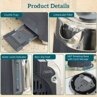 HOMCOM Stainless Steel Kettle & 4-Slice Toaster Set — Black