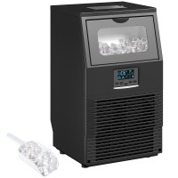Machine à glaçons commerciale HOMCOM avec 4kg de stockage de glace - Noir