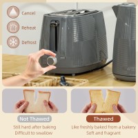 HOMCOM Kettle & 2-Slice Toaster Set | Fast Boil — Black