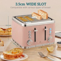 Set Bollitore e Tostapane in Acciaio Inossidabile HOMCOM | Strix — Rosa