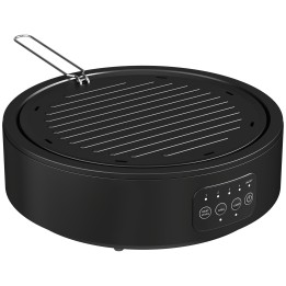 HOMCOM Electric Ceramic Hob & Grill Plate | 36cm, 4 Levels
