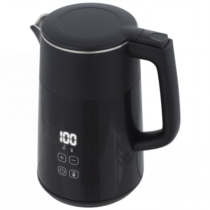 HOMCOM Electric Kettle | 1.7L, 3kW, Strix, LED — Black