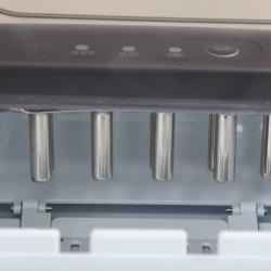 HOMCOM Tisch-Eismaschine | 12kg/Tag, tragbar - Schwarz