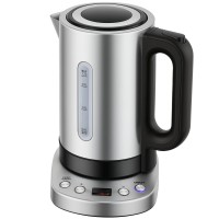 HOMCOM Electric Kettle | 1.7L, 3kW, Strix, Keep Warm — Silver