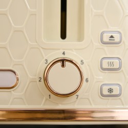 Bollitore HOMCOM & 4-Set Tostapane a Fette | Ebollizione Rapida — Beige