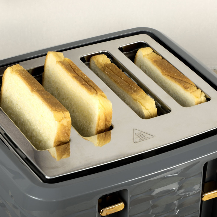 HOMCOM Kettle & 4-Slice Toaster Set | Rapid Boil — Black