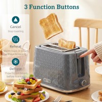 HOMCOM Kettle & 2-Slice Toaster Set | Limescale Filter — Grey