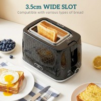 HOMCOM Kettle & 2-Slice Toaster Set | Limescale Filter — Black