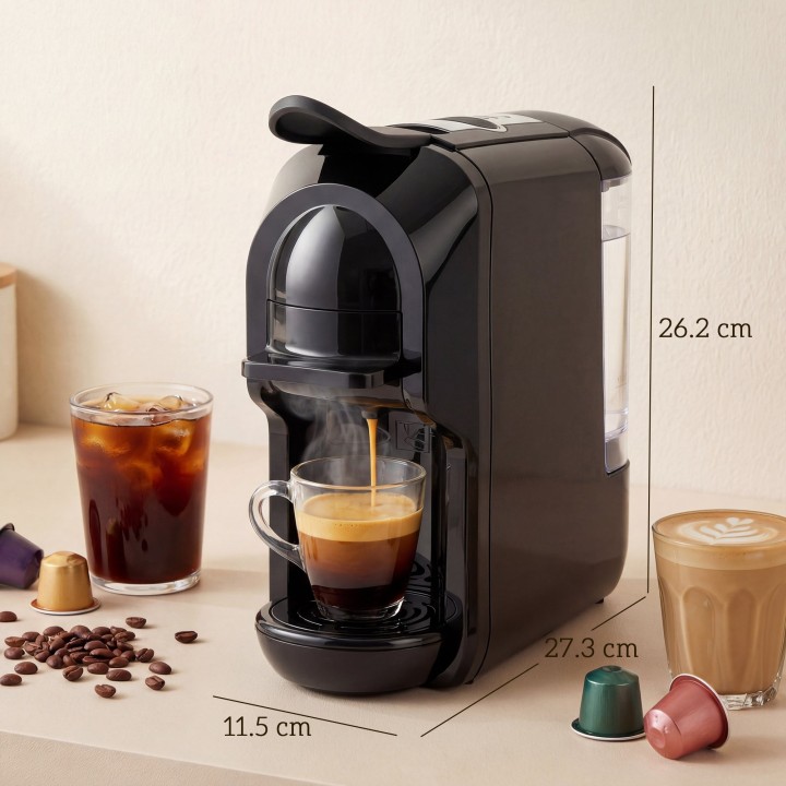 HOMCOM Pod Coffee Machine | Nespresso, Dolce Gusto & Ground