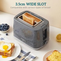 HOMCOM Kettle & 2-Slice Toaster Set | Limescale Filter — Grey