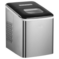 HOMCOM Countertop Ice Maker | 12kg/Day, Self-Cleaning — Black