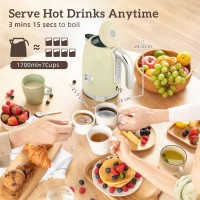 HOMCOM Retro 3000W Set Bollitore e Tostapane - Crema