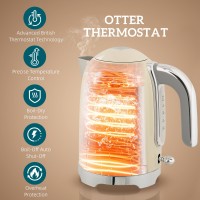 Set Tostapane e Bollitore Retrò HOMCOM - Crema
