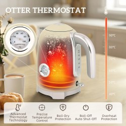 HOMCOM Retro 3000W Set Bollitore e Tostapane - Crema