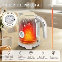 HOMCOM Retro 3000W Kettle and Toaster Set - Cream