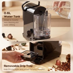 Macchina da caffè a capsule HOMCOM | Nespresso, Dolce Gusto e macinato