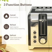 HOMCOM Retro 3000W Kettle and Toaster Set - Black