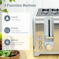 HOMCOM Sleek Textured Kettle and Four-Slice Toaster Set - Grey