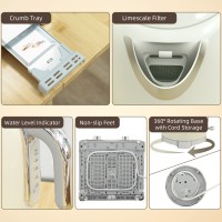 HOMCOM Retro 3000W Set Bollitore e Tostapane - Crema