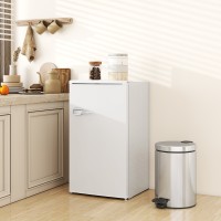 HOMCOM 85L Retro Under-Counter Fridge | Chiller — White