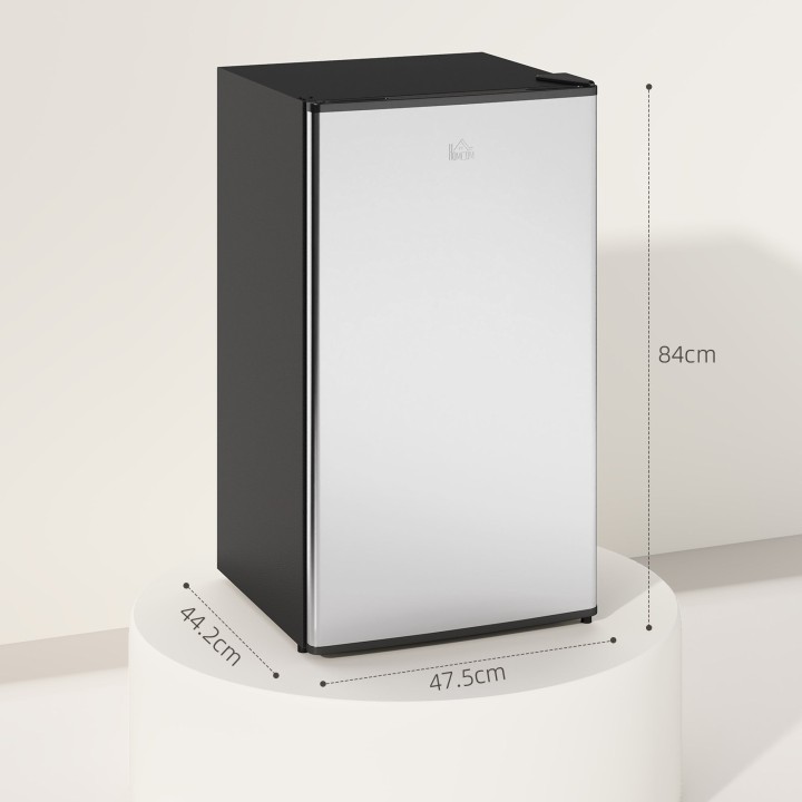 HOMCOM 91L Under-Counter Fridge | Chiller Box — Silver