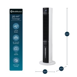 Rediffusion ArcticBreeze 38" Digital Tower Air Cooler