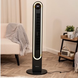Rediffusion Halo 42" Digitaler Turmventilator | Schwarz