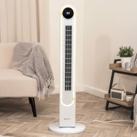 Rediffusion Halo 42" Digital Tower Fan | White
