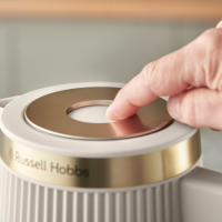 Russell Hobbs 26751 Brontë-kedel i sten 1.7L — Guld accent riflet design