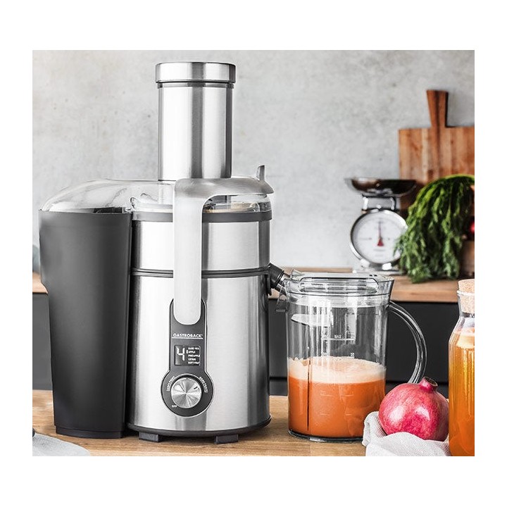 Gastroback 60151 Design Digital Multi Juicer – Titanium-Coated Disc Whole-Fruit Juicing
