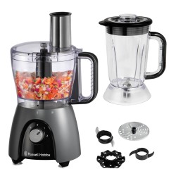Russell Hobbs 27111 Desire Food Processor — 1.5L Bolle med flere tilbehør