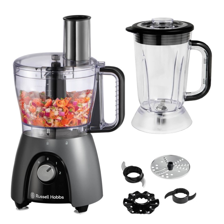 Russell Hobbs 27111 Desire Food Processor — 1.5L Bowl with Multiple Attachments