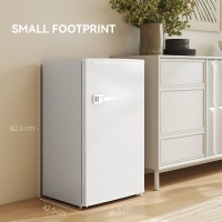 HOMCOM 85L Réfrigérateur rétro sous plan de travail | Chiller — Blanc