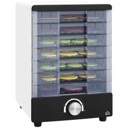 HOMCOM Seven Tray, 40-70°C Food Dehydrator - Hvid