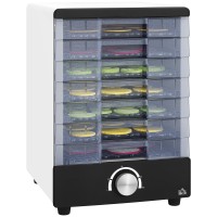 HOMCOM Seven Tray, 40-70°C Food Dehydrator - Hvit