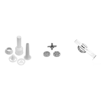 Gastroback 61403 Design Mincer Plus – 3 Dischi di macinazione con accessorio per salsicce e kibbeh