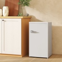 HOMCOM 85L Retro Under-Counter Fridge | Chiller — White