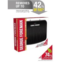 George Foreman 25820 Fit Grill Large — Gril électrique santé noir