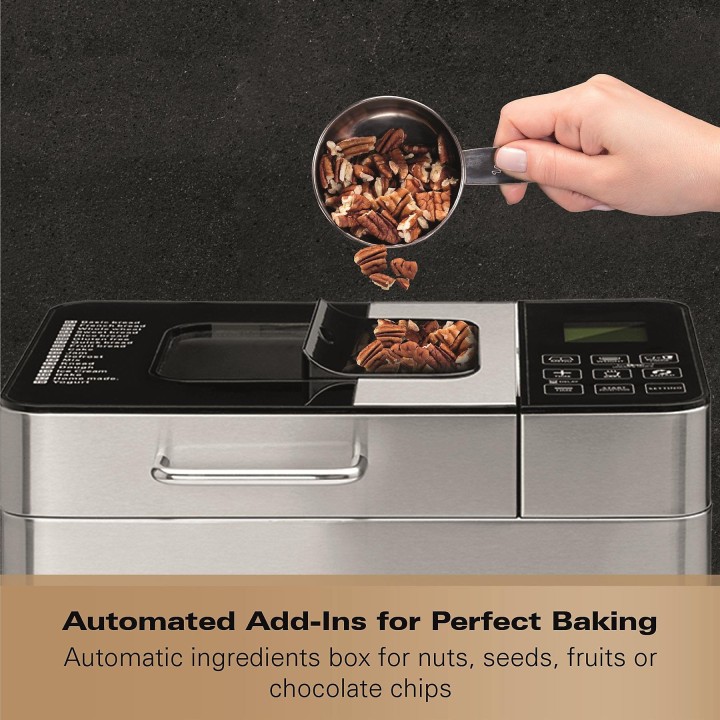 Hamilton Beach ArtisanPro Breadmaker HB8202BMP | Dual Knead, 16 Programmes
