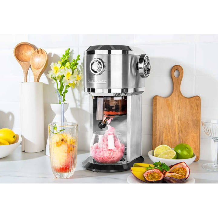 Gastroback 62905 Design Ice Shaver – Slush Cocktails & Frozen Fruit Processing