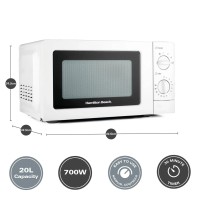 Hamilton Beach 20L Microondas Blanco Estándar