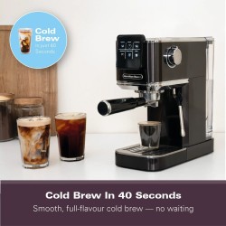 Hamilton Beach BaristaPro Touch 5-in-1 Espresso Machine Black