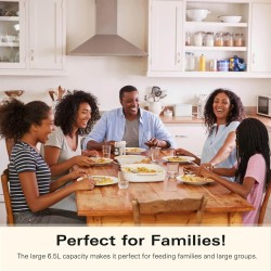 Hamilton Beach Digital 6.5L Oval Slow Cooker – Svart